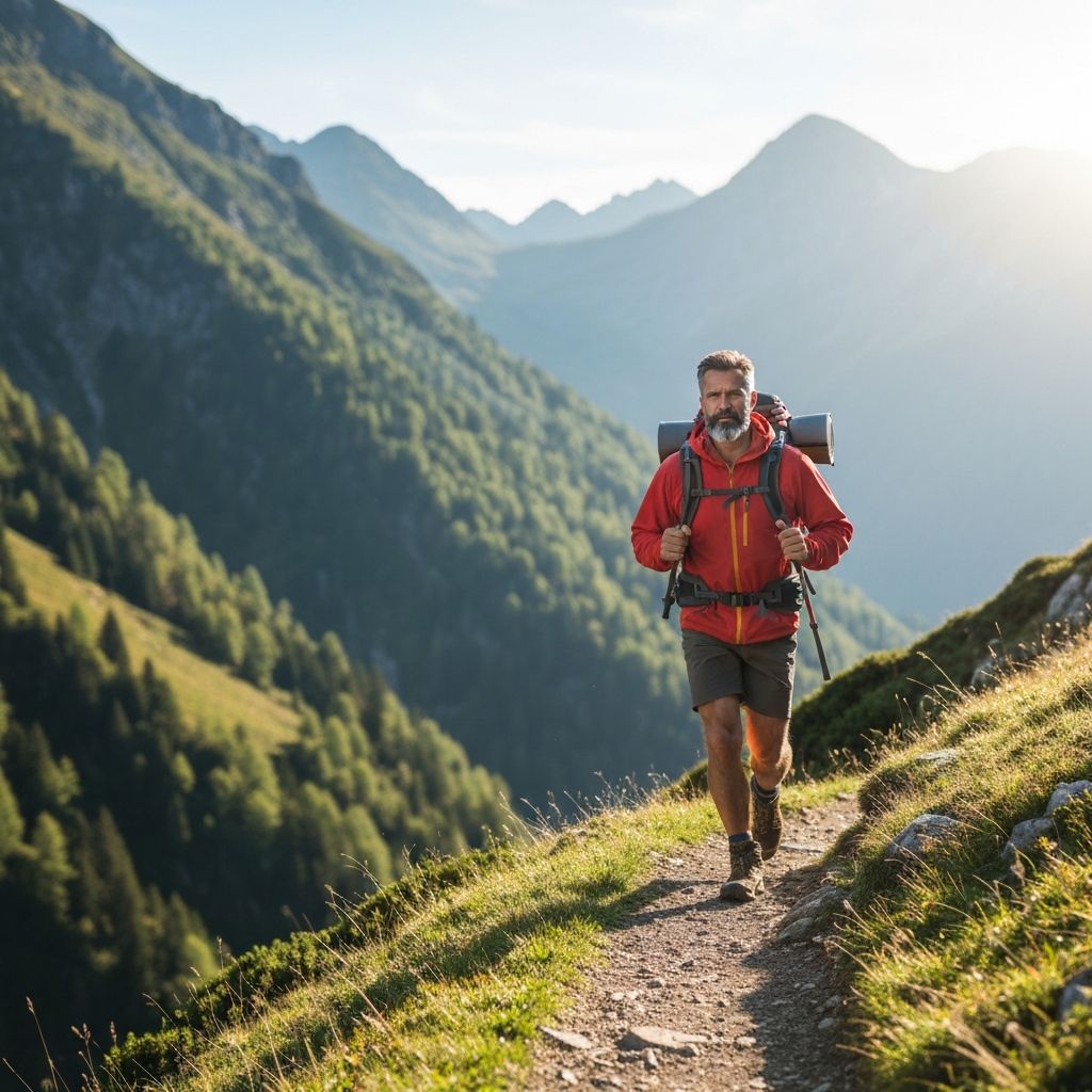 Active lifestyle for mature men